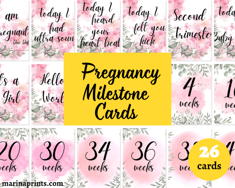 milestone cards