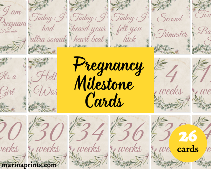 milestone cards