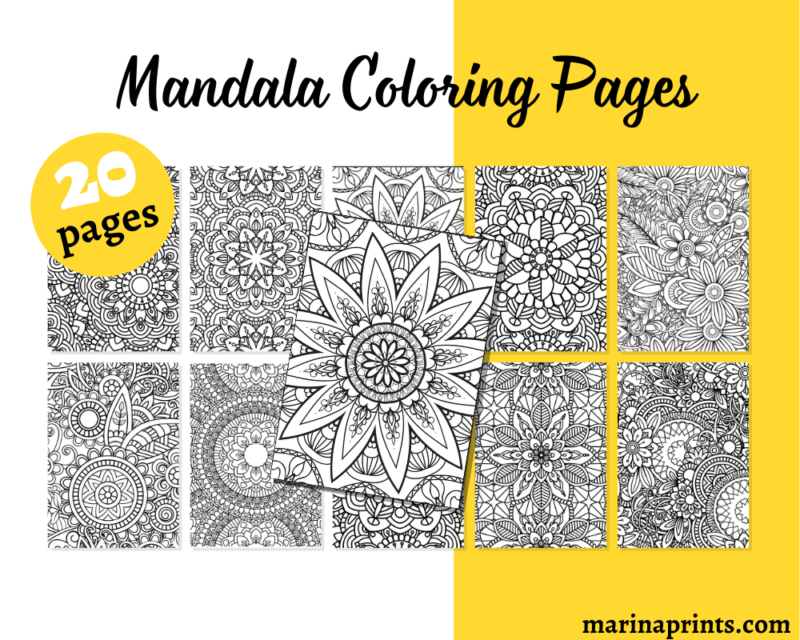 mandala coloring