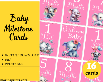 milestone cards