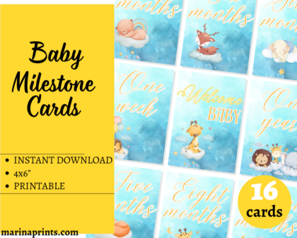 milestone cards