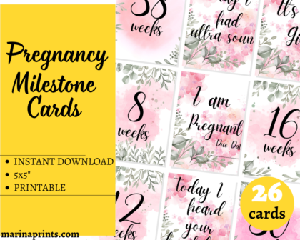 milestone cards