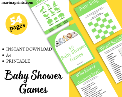 baby shower games