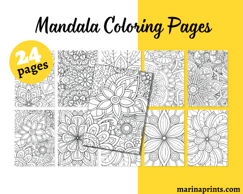 mandala COLORING PAGE